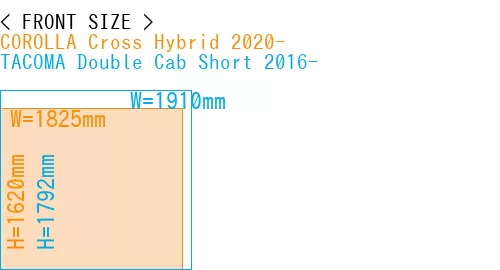 #COROLLA Cross Hybrid 2020- + TACOMA Double Cab Short 2016-